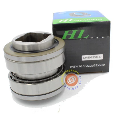 1-1/4" Square Disc Harrow Taper Bearing LM501334SD AB12603W2C AB12603 JD8237 - Image 1 of 4