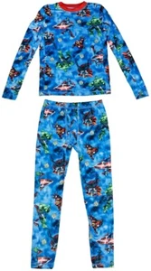 AVENGERS HULK THOR Insulating Warm Underwear Pants & Top Set Boys Size 8-10 $30 - Picture 1 of 1