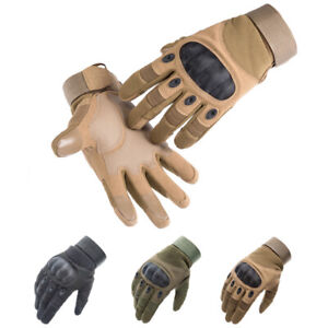 Tactical Carbon Fiber Hunting Gloves Mens Army Military Combat Paintball Airsoft