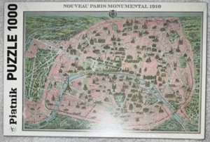 Piatnik Nouveau Paris Monumental 1910 - 1000 Piece Jigsaw Puzzle  New RC4 - Picture 1 of 3