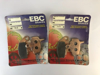 EBC BRAKE PADS FA130R 2 PACKS OF R SERIES LONG LIFE SINTERED BRAKE PADS KAWASAKI - Image 1 of 4