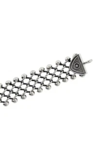 Tabra Connector Bracelet Chain 925 Sterling Silver Narrow Open Link CBR37 - Picture 1 of 3