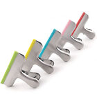 10pcs With Silicone Protection Stainless Steel Universal Gadget Sealing Clip