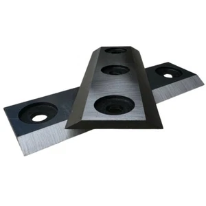 Ersatzmesser Messer Klinge Ersatzklingen 3 St. für Holzhäcksler Häcksler WMS301 - Bild 1 von 4