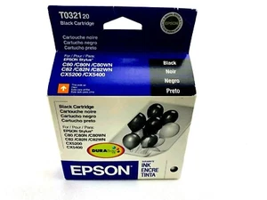 Epson T0321 Druckerpatrone schwarz für Epson Stylus C80/C80N/C80WN/C82 - Bild 1 von 5