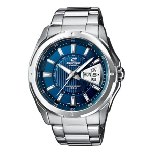 Mens Wristwatch CASIO EDIFICE EF-129D-2AVEF Stainless Steel Blue - Picture 1 of 1
