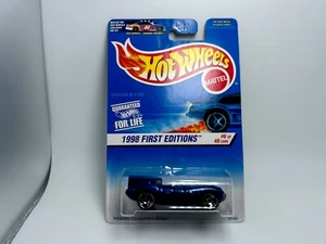 Hot Wheels 1998 First Editions Jaguar D-Type Blue 6/48 Collector Number #638 - Picture 1 of 5