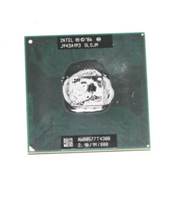 Intel Dual Core T4300 Laptop CPU 2.1ghz 800mhz 1mb #SLGJM Mobile Processor - Image 1 of 3