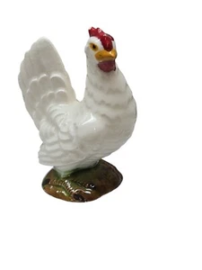 Chicken Rooster Figurine Ceramic Farmhouse - Picture 1 of 8