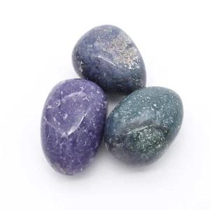 Grape Agate 3x Tumbled Stones 25x35mm - Imagen 1 de 2