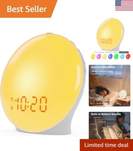 Wake Up Light mit Sonnenaufgangssimulation - Perfekter Wecker für Schwerschläfer - Bild 1 von 11