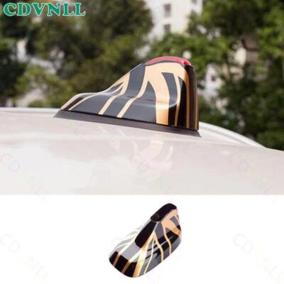 Cubierta de marco receptor antena aleta de tiburón negro dorado para Mini Cooper Countryman F60 Foto 1 de 4