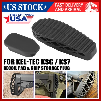 2 in1 Recoil Pad And Grip Storage Plug Custom Designed For Kel-Tec KSG / KS7 A++