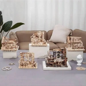 ROKR Marble Run Sets 3D Wooden Puzzle (5 Sets) Building toy Kits for Xmas Gifts - Picture 1 of 24