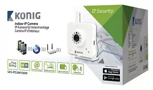 WLAN IP Cam Plug & Play WI-FI Netzwerkkamera, Weiß, Live-Bilder auf Smartphone, - Picture 1 of 2