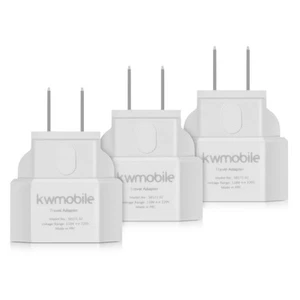 3x USA Adapter Steckdose Adapter USA Deutschland Stecker Reiseadapter - Bild 1 von 5