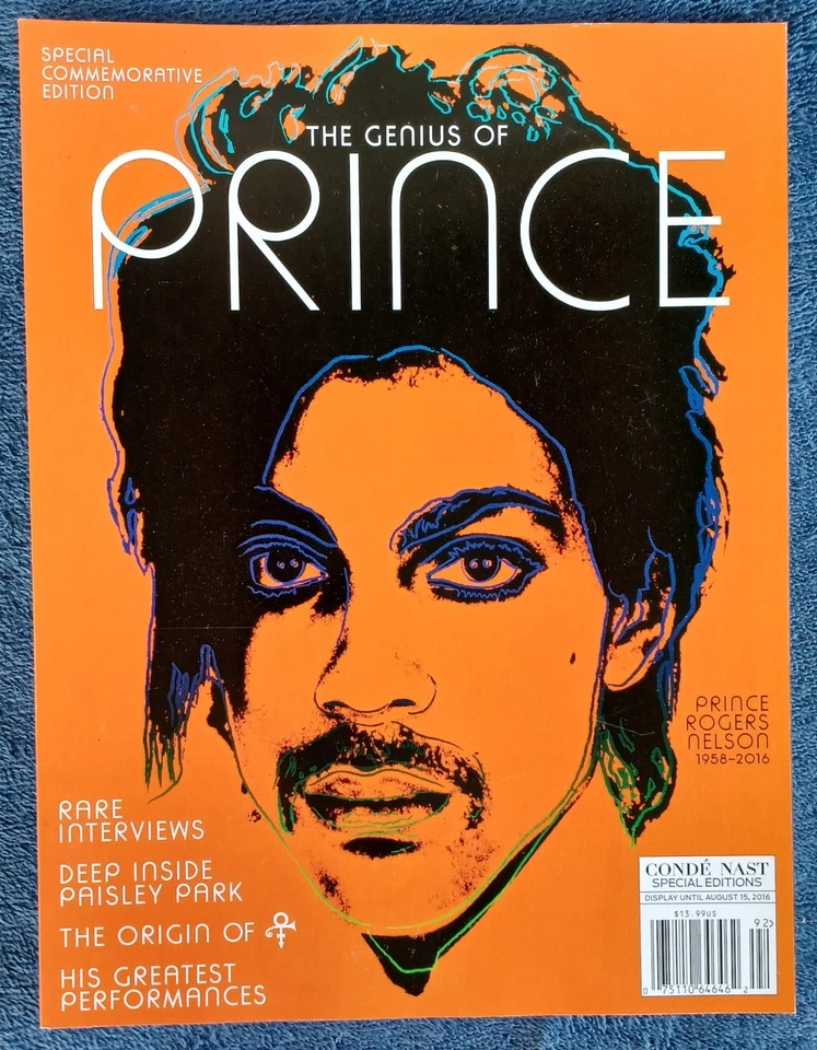 Prince - Genius of Prince - Commemorative Edition - August, 2016 - 96 Pages - Image 1 of 1
