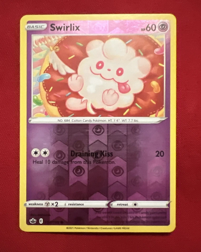Swirlix 067/198 Swsh06: Sword & Shield - Chilling Reign Reverse Holo - Image 1 of 4
