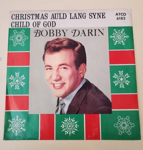 Bobby Darin CHRISTMAS AULD LANG SYNE (ROCK 45/PS) #6183 PLAYS VG++ - Picture 1 of 6