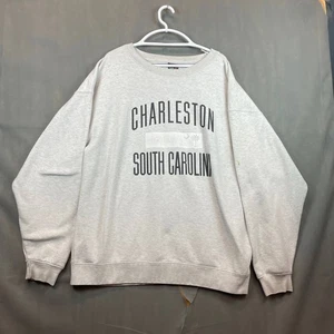 Charleston South Carolina Outfitter Trading Co Sudadera Hombres 3XL Gris Cuello Redondo - Imagen 1 de 8