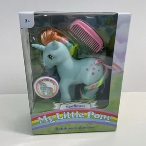 My Little Pony Starflower Rainbow 35th Anniversary Basic Fun Retro G1 MIB 2018 - Picture 1 of 8