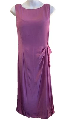 Nina Ricci Resort 2014 Asymmetric Pink Midi Dress Size 38, US 6-8, Has Stains - Image 1 of 4