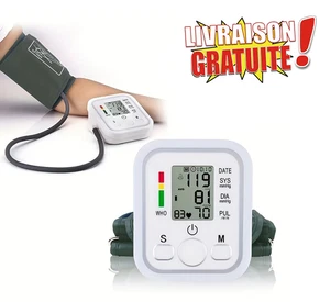 Tensiomètre Automatique au Bras Appareil Médical Mesure Tension Artérielle - Imagen 1 de 8