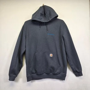 Carhartt Hoodie Men L Gray Original Fit Loose Midweight Sweatshirt Workwear K121 - Picture 1 of 13