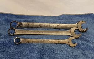 Vintage Set of Blue-Point Tools USA OEX32/28/22 Combination Wrenches - 12 Point - Foto 1 di 8