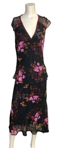 Vintage Ange Paris Y2K 90s Floral Whimsigoth Fairy Grunge Top Skirt Set France - Bild 1 von 11