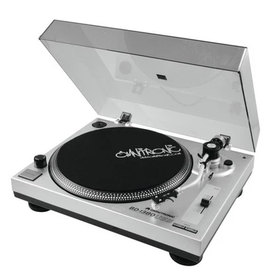 Omnitronic BD-1380 USB, Silver - Turntable - Image 1 of 4