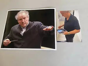 MANFRED HONECK conductor en persona foto firmada 8 x 10 autógrafo + foto de prueba - Imagen 1 de 1