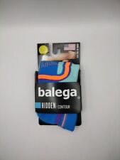 Balega Hiden Contour No Show Socks, Ethereal Blue / Aqua, Small, NWT