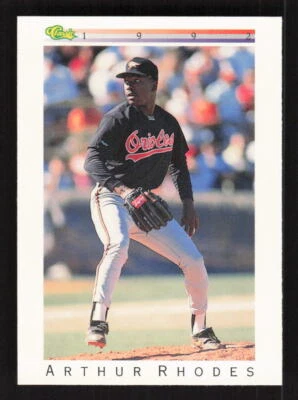 1992 Classic I  #T75 Arthur Rhodes  Baltimore Orioles - Image 1 of 2