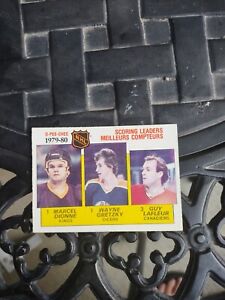 1980 80-81 O-Pee-Chee #163 Scoring Leaders Gretzky/Dionne/Lafleur NM Near Mint