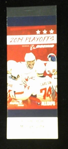 Washington Capitals Unused Playoff Tickets 2019 Memorabilia Style Cover