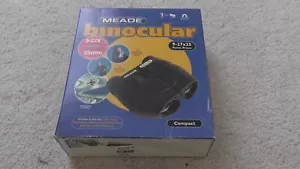 Meade 9-27x25 Porro Prism Binocular Zoom Compact NOS with Case Free Shipping - Picture 1 of 2