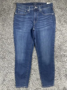NWT Lucky Brand Mid-Rise Medium Wash Skinny Ava Jean Size 10/30 Whiskers - Picture 1 of 13