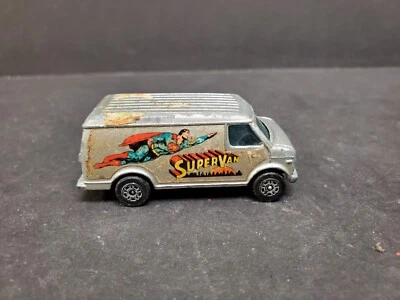 Vintage Corgi Jr. Superman Van Silver DC Comics Made in Britain  - Image 1 of 4