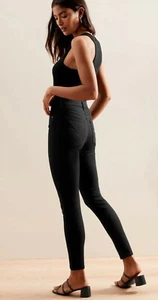 Banana Republic Black High-Rise Size 25/0 PETITE Skinny SOFT Jeans MSRP $110 - Picture 1 of 5
