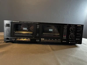 Kenwood KX-644W Dual Tape Stereo Cassette Deck Tape Recorder PARTS ONLY - Picture 1 of 5