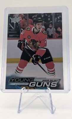 2022-23 JAKUB GALVAS YOUNG GUNS RC #225 CHICAGO BLACKHAWKS ROOKIE NHL UD - Image 1 of 3