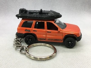 JEEP GRAND CHEROKEE ~~ CUSTOM MADE DIE-CAST KEY CHAIN - KEY RING - Picture 1 of 5