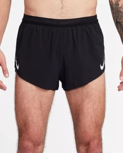 Nike Mens Size Large Aeroswift Dri-Fit ADV 2" Brief Lined Shorts FN3349-010 NEW - Picture 1 of 10