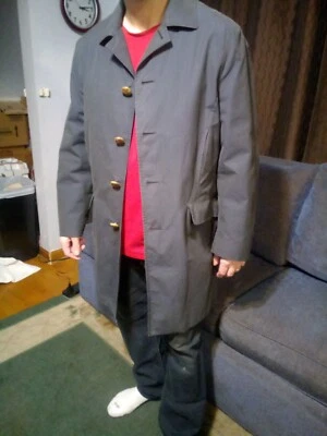 Abrigo azul forrado de lana ETRO Milano para hombre talla 40 hecho en Estados Unidos en Italia  Foto 1 de 4