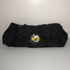 Borsone Snoopy Joe Cool nero vintage anni 80 Aviva UFS Peanuts raro difficile da trovare - Foto 1 di 22