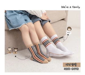 3 Pairs "G&I Clothes" Family Unisex Adults and Kids Fashion Socks Rich Cotton - Picture 1 of 9