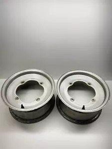1998 YAMAHA WARRIOR 350 YFM350X ITP FRONT WHEELS RIMS SET PAIR - Picture 1 of 7