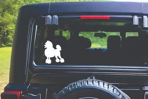 Custom Poodle Dog Breed window decal sticker gift dog handler - Picture 1 of 1