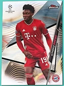 2020-21 Topps Finest Champions League #69 Alphonso Davies Bayern Soccer Card - Picture 1 of 1